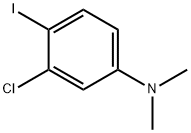 3-chloro-4-iodo-N,N-dimethylaniline 结构式