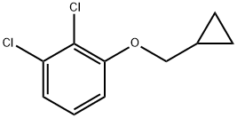 1,2-dichloro-3-(cyclopropylmethoxy)benzene 结构式