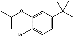 1-Bromo-4-(tert-butyl)-2-isopropoxybenzene 结构式