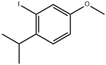 2-Iodo-4-methoxy-1-(1-methylethyl)benzene 结构式