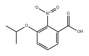 3-Isopropoxy-2-nitrobenzoic acid 结构式