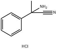 2-Amino-2-phenyl-propionitrile hydrochloride 结构式