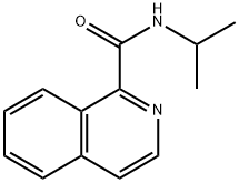 N-isopropylisoquinoline-1-carboxamide 结构式