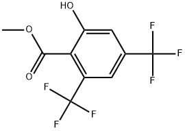 Methyl 2-hydroxy-4,6-bis(trifluoromethyl)benzoate 结构式