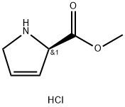 N-BOC-3,4-脱氢-D-脯氨酸甲酯盐酸盐 结构式