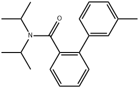 3'-Methyl-N,N-bis(1-methylethyl)[1,1'-biphenyl]-2-carboxamide 结构式