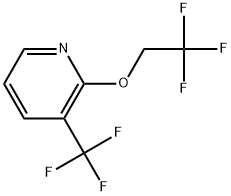 2-(2,2,2-Trifluoroethoxy)-3-(trifluoromethyl)pyridine 结构式