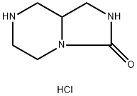 octahydroimidazolidino[1,5-a]piperazin-3-one hydrochloride 结构式