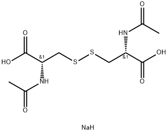 乙酰半胱氨酸EP杂质C二钠盐 结构式