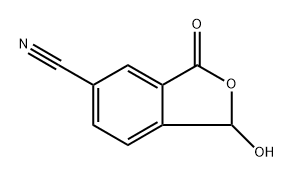 7-cyano-3-hydroxyphthalide 结构式