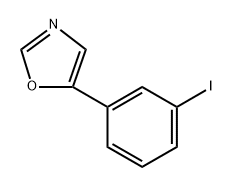 5-(3-Iodophenyl)oxazole 结构式