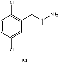 (2,5-二氯苯基)甲基]肼盐酸 结构式