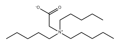 1-Pentanaminium, N-(carboxymethyl)-N,N-dipentyl-, inner salt 结构式