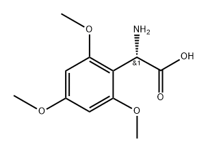 (S)-2-Amino-2-(2,4,6-trimethoxyphenyl)acetic?acid 结构式