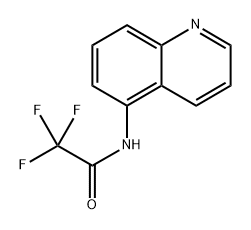 2,2,2-trifluoro-N-(quinolin-5-yl)acetamide 结构式