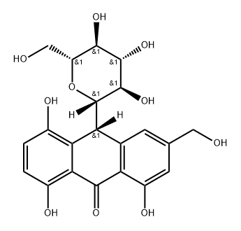 5-羟基芦荟苷A 结构式