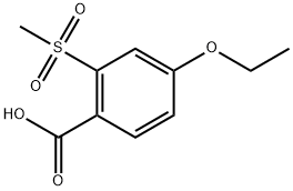 4-Ethoxy-2-(methylsulfonyl)benzoic acid 结构式