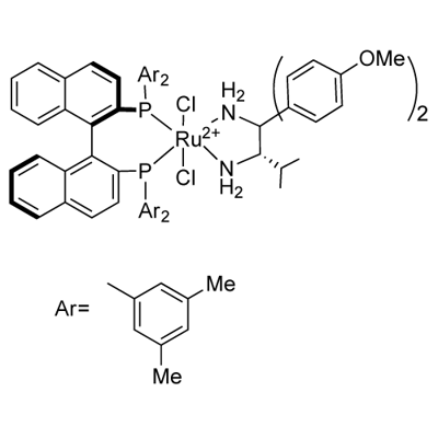 Chloro{(R)-(+)-2,2'-bis[di(3,5-xylyl)phosphino]-1,1'-binaphthyl}[(2R)-(-)-1-(4-methoxyphenyl)-1-(4-methoxyphenyl-kC)-3-methyl-1,2-butanediamine]ruthenium(II)