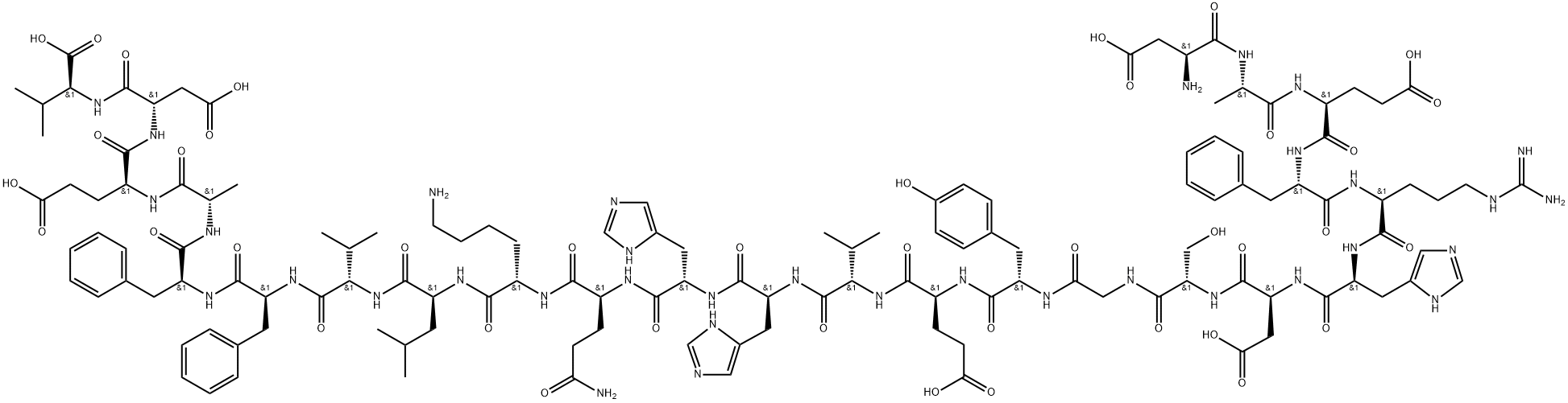 淀粉样蛋白1-24 结构式
