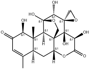 13ALPHA(21)-环氧宽缨酮 结构式