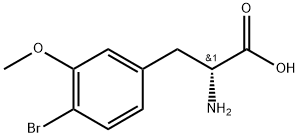 4-Bromo-3-methoxy-D-phenylalanine 结构式