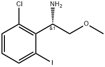 （S）-1-(2-chloro-6-iodophenyl)-2-methoxyethanamine 结构式