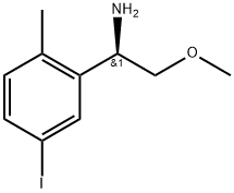 (R)-1-(5-iodo-2-methylphenyl)-2-methoxyethanamine 结构式