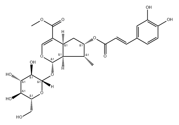 7-caffeoylloganin 结构式