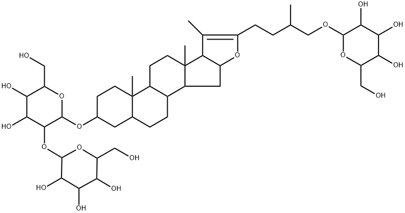 知母皂苷B 结构式