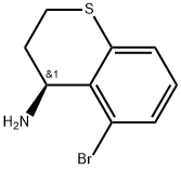 (S)-5-bromothiochroman-4-amine 结构式