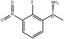 Benzenemethanamine, 2-fluoro-α-methyl-3-nitro-, (αR)- 结构式