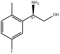 (R)-2-amino-2-(5-iodo-2-methylphenyl)ethanol 结构式