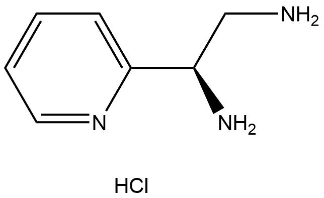 (R)-1-(pyridin-2-yl)ethane-1,2-diamine hydrochloride 结构式