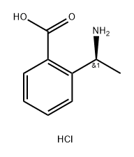 (S)-2-(1-氨基乙基)苯甲酸盐酸盐 结构式