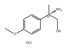 Benzeneethanol,β-amino-4-methoxy-β-methyl-,hydrochloride(1:1),(βS)- 结构式