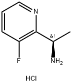 (R)-1-(3-氟吡啶-2-基)乙胺二盐酸盐 结构式