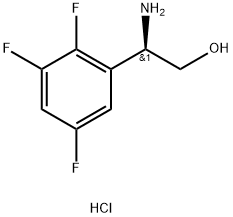 (R)-2-amino-2-(2,3,5-trifluorophenyl)ethan-1-ol hydrochloride 结构式
