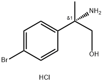 Benzeneethanol,β-amino-4-bromo-β-methyl-,hydrochloride(1:1),(βS)- 结构式