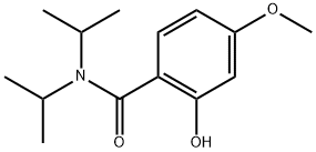 2-Hydroxy-4-methoxy-N,N-bis(1-methylethyl)benzamide 结构式