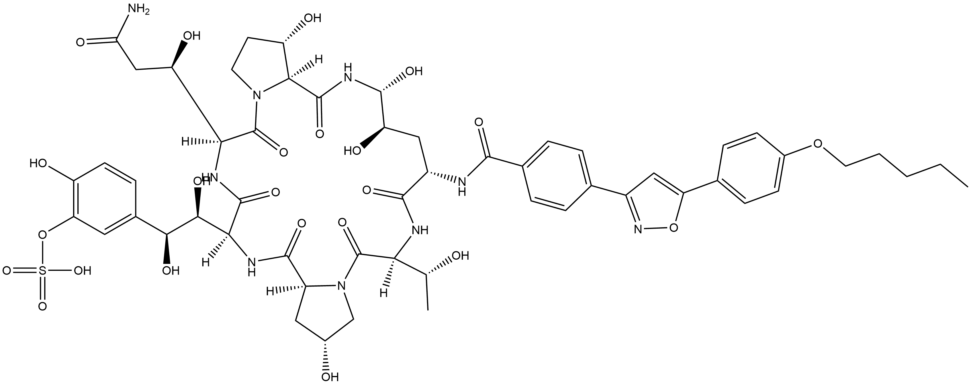 米卡芬净钠有关物质2 结构式