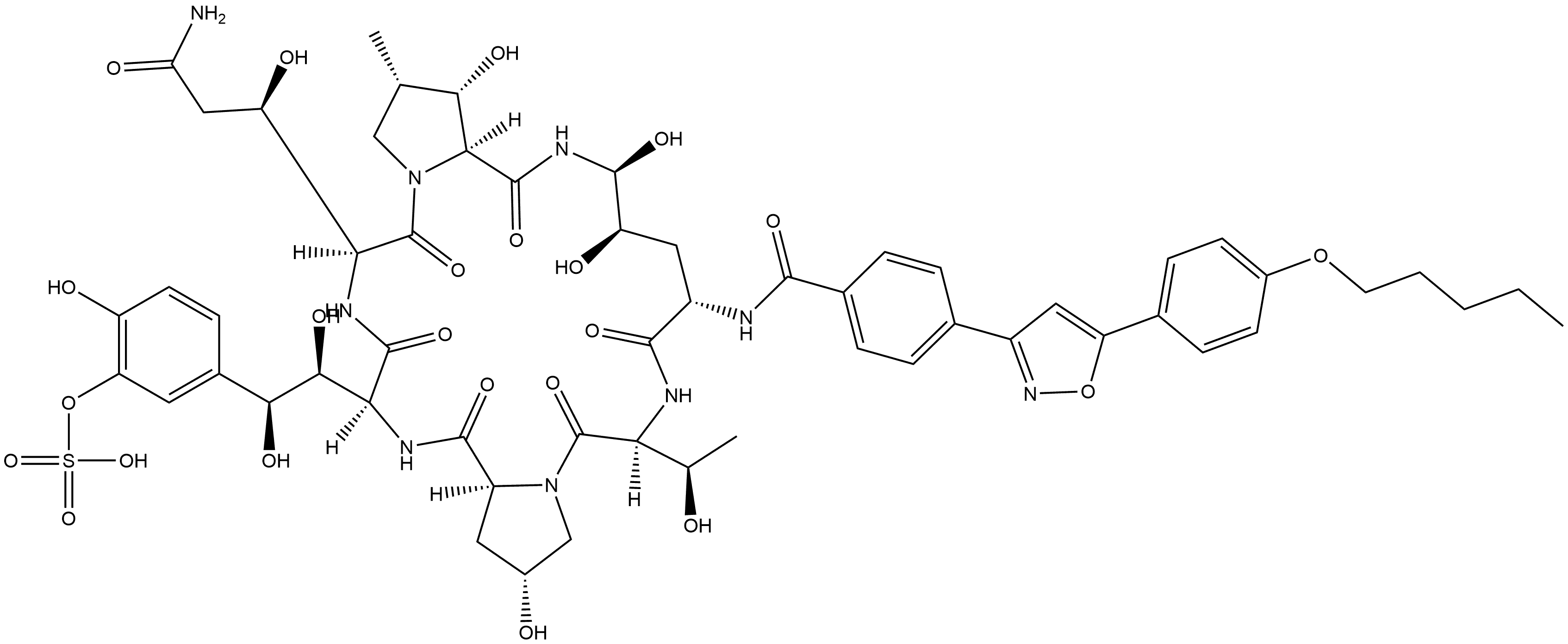 米卡芬净钠有关物质5 结构式