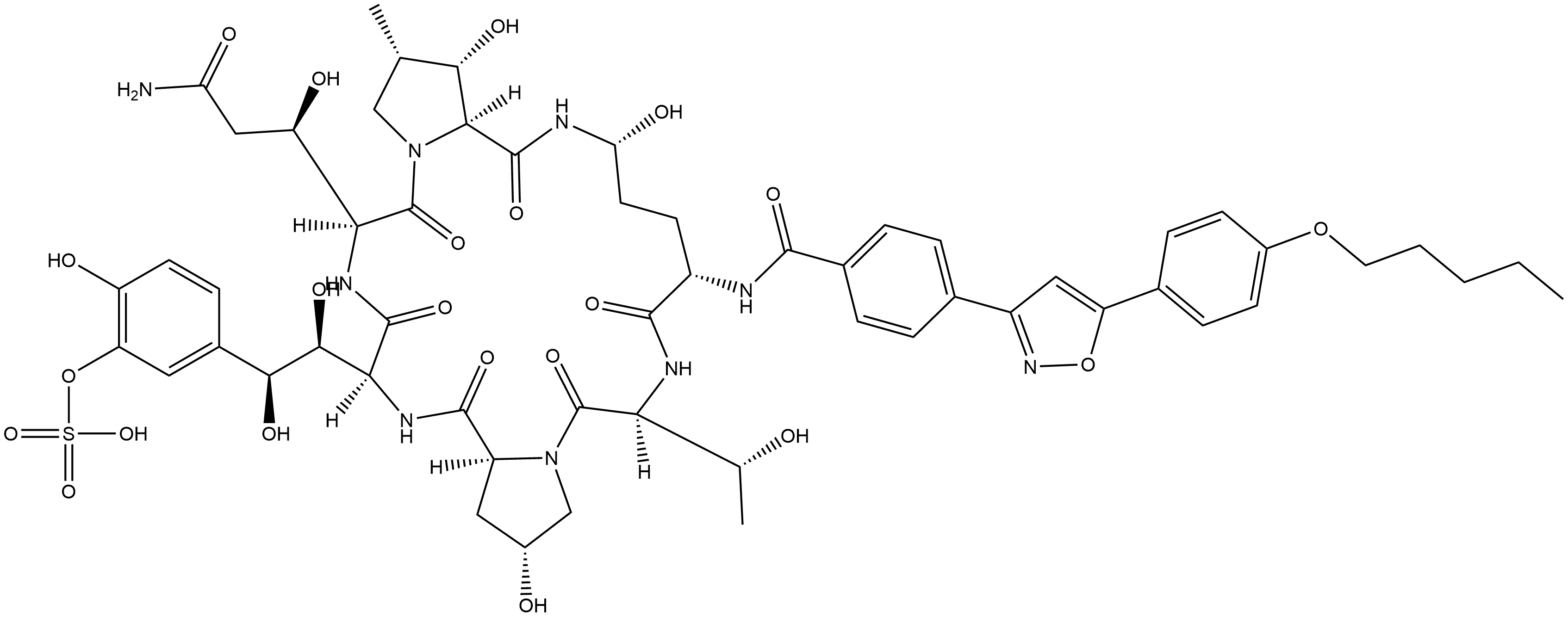 米卡芬净钠有关物质4 结构式