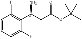 tert-butyl (3S)-3-amino-3-(2,6-difluorophenyl)propanoate hydrochloride 结构式