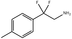 β,β-difluoro-4-methyl-Benzeneethanamine 结构式