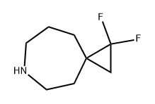 1,1-Difluoro-6-aza-spiro[2.6]nonane 结构式