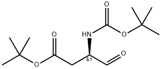 叔丁基(R)-3-((叔丁氧羰基)氨基)-4-氧代丁酸酯 结构式