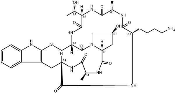 (LYS)-PHALLOIDIN 结构式