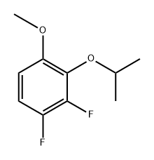 1,2-Difluoro-3-isopropoxy-4-methoxybenzene 结构式