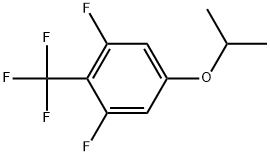 1,3-Difluoro-5-(1-methylethoxy)-2-(trifluoromethyl)benzene 结构式