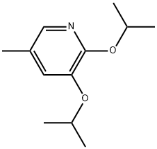 5-Methyl-2,3-bis(1-methylethoxy)pyridine 结构式